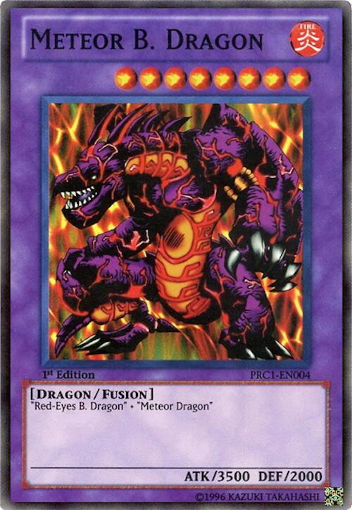 Meteor B. Dragon PRC1-EN004 card from 2012 Premium Collection Tin
