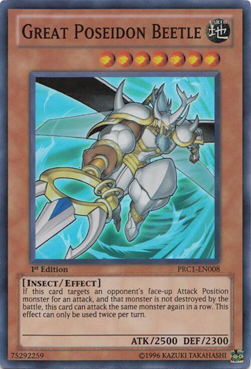 Great Poseidon Beetle PRC1-EN008 card from 2012 Premium Collection Tin
