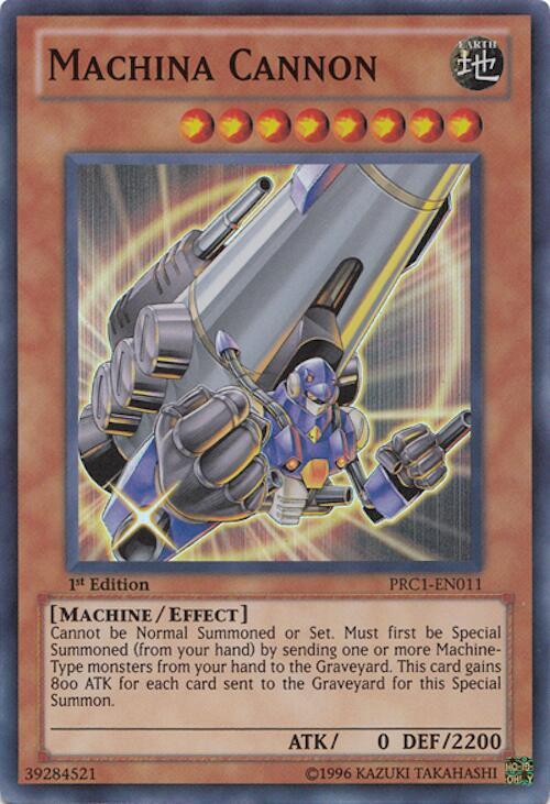 Machina Cannon PRC1-EN011 card from 2012 Premium Collection Tin