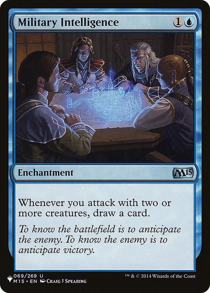 Military Intelligence 069/269 card from The List Reprints
