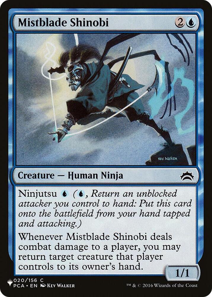 Mistblade Shinobi 020/156 card from The List Reprints