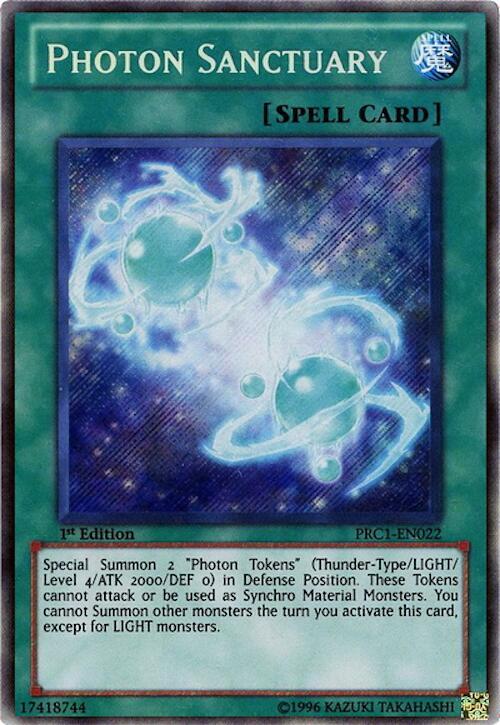 Photon Sanctuary PRC1-EN022 card from 2012 Premium Collection Tin