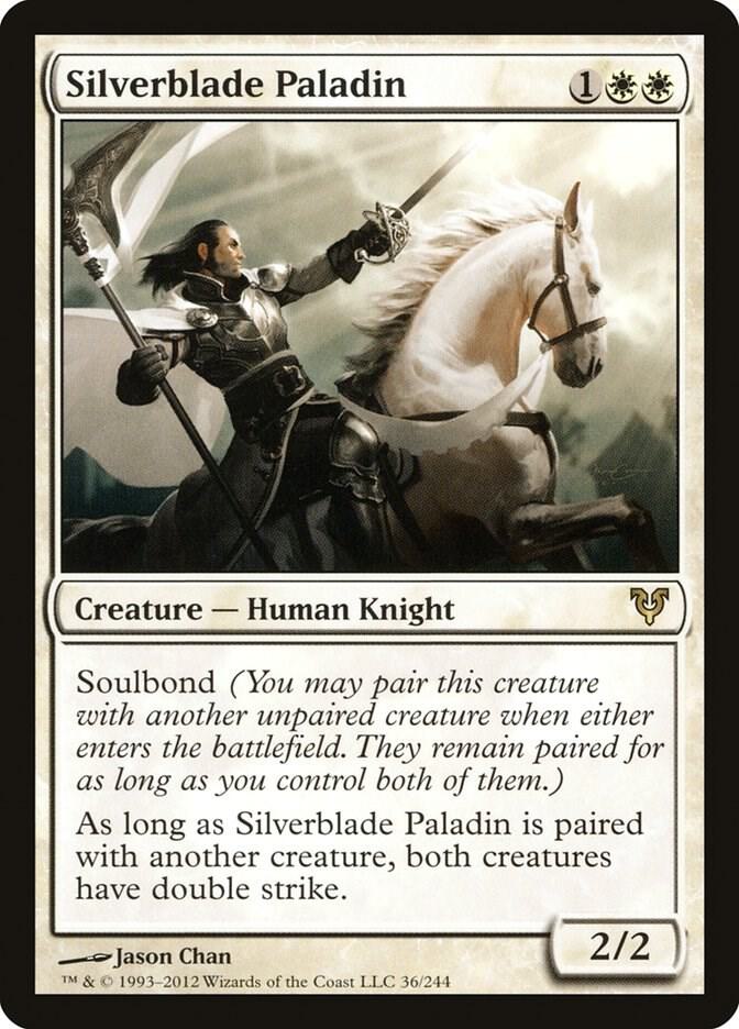 Silverblade Paladin 36 card from Avacyn Restored