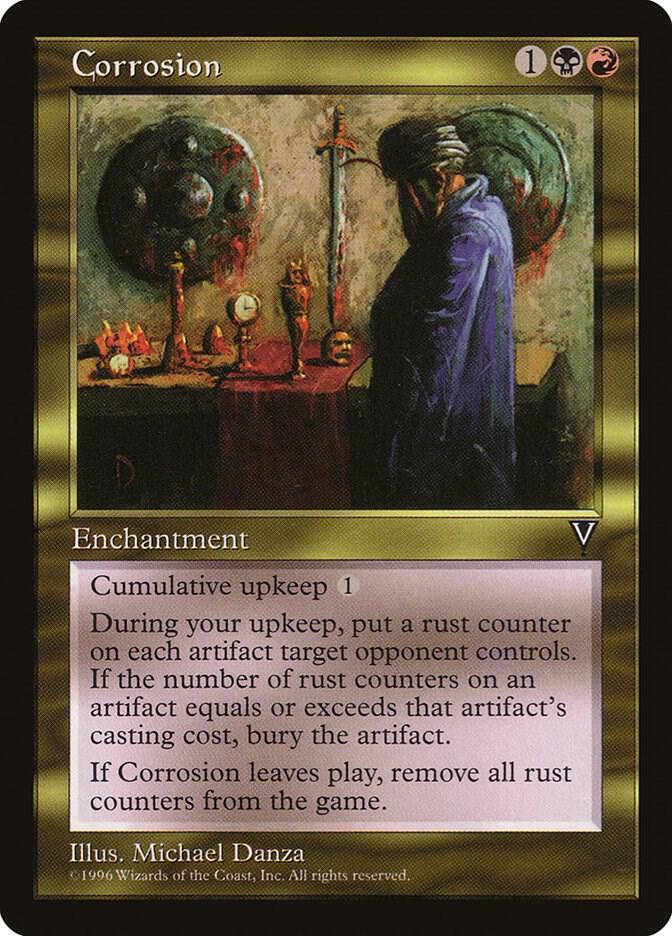 Corrosion card from Visions