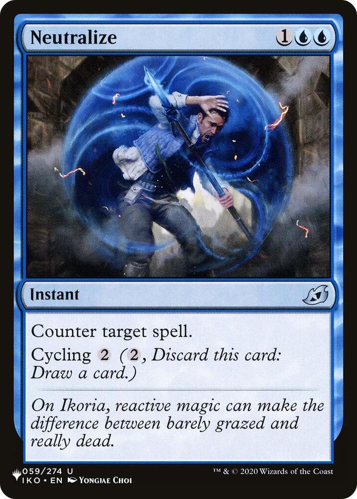Neutralize 059/274 card from The List Reprints
