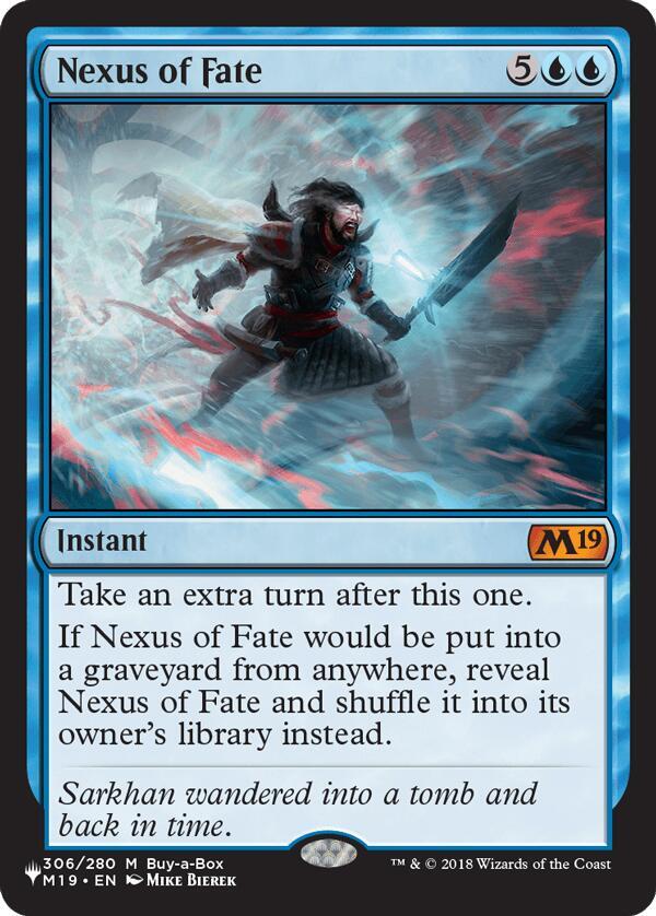 Nexus of Fate 306/280 card from The List Reprints