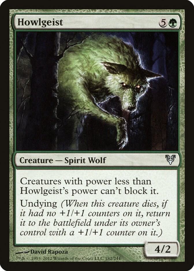 Howlgeist 182 card from Avacyn Restored
