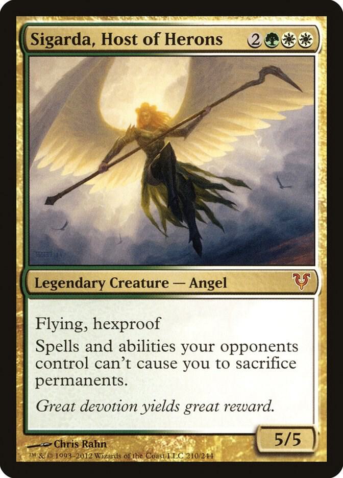 Sigarda, Host of Herons 210 card from Avacyn Restored