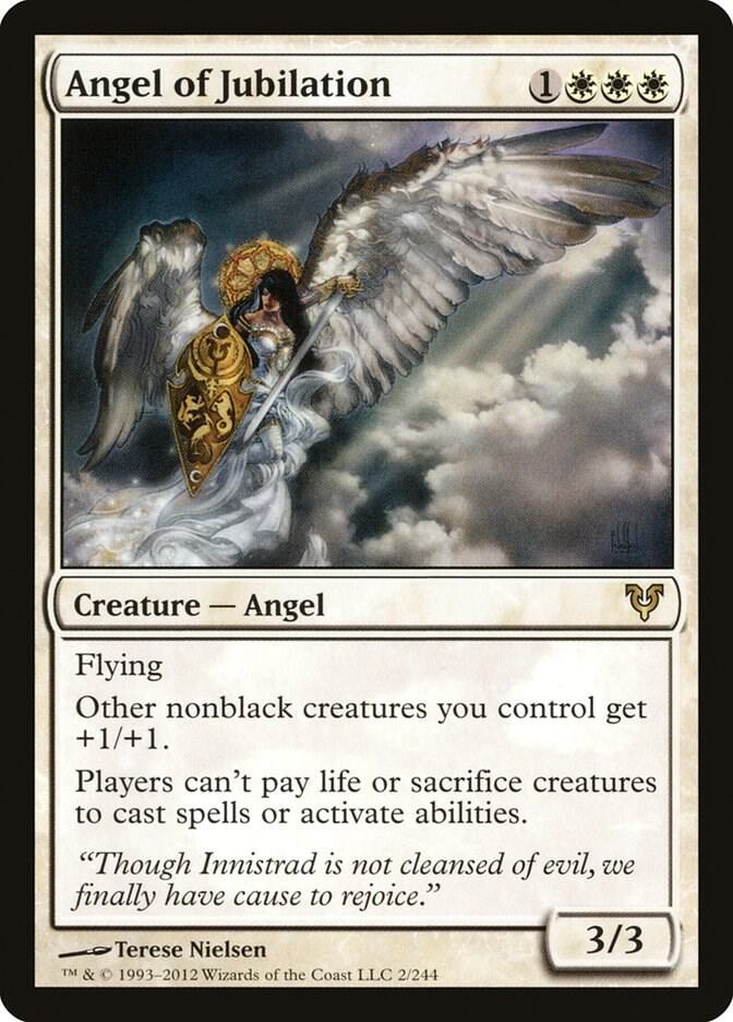 Angel of Jubilation 2 card from Avacyn Restored
