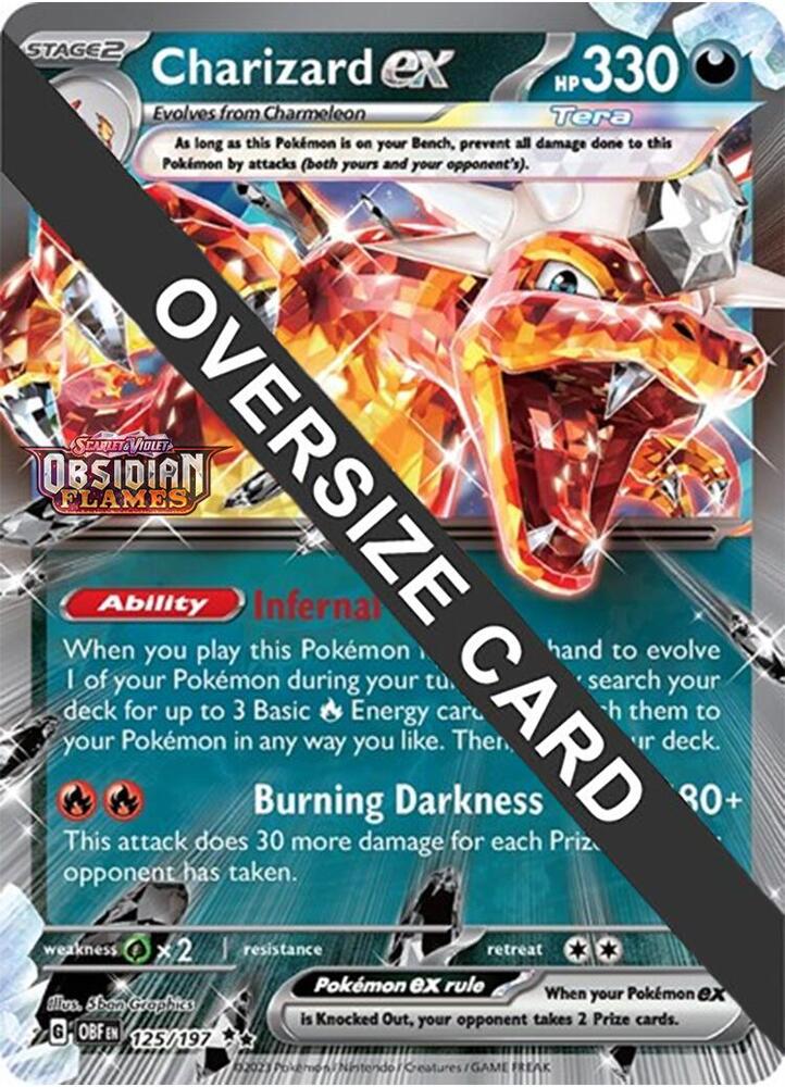 Charizard ex 125/197 card from Jumbo Cards