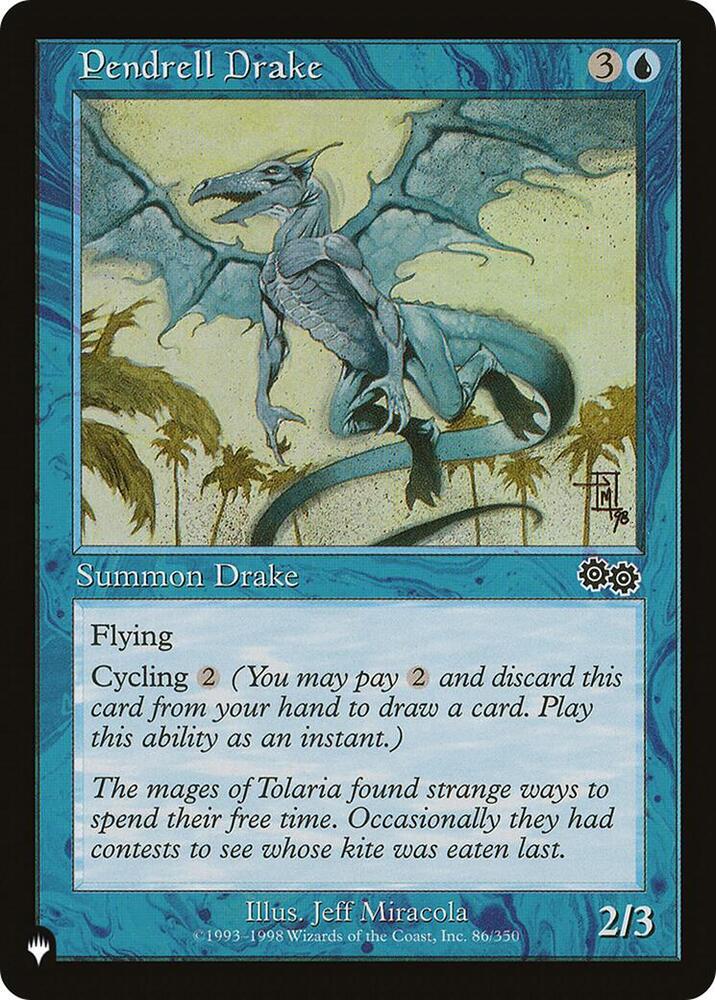 Pendrell Drake 86/350 card from The List Reprints