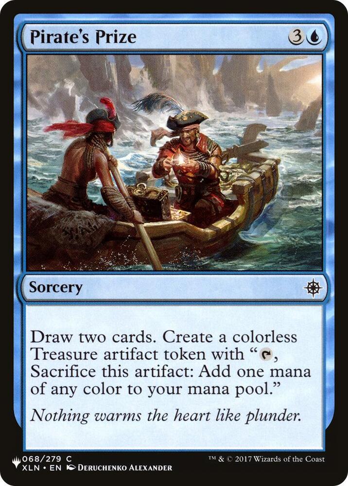 Pirate's Prize 068/279 card from The List Reprints