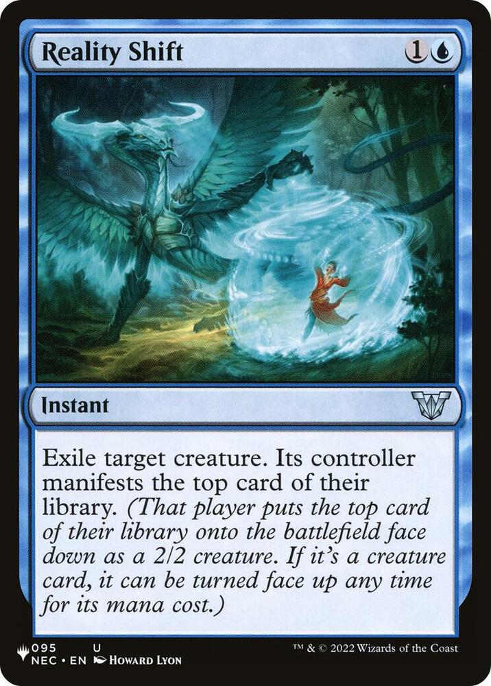 Reality Shift (NEC) 095/038 card from The List Reprints