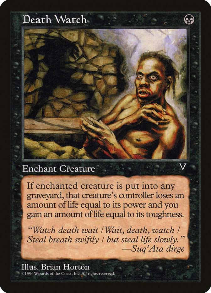 Death Watch card from Visions