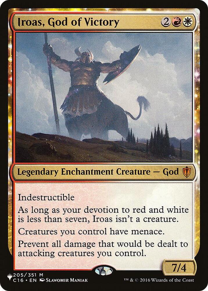 Iroas, God of Victory 205/351 card from The List Reprints