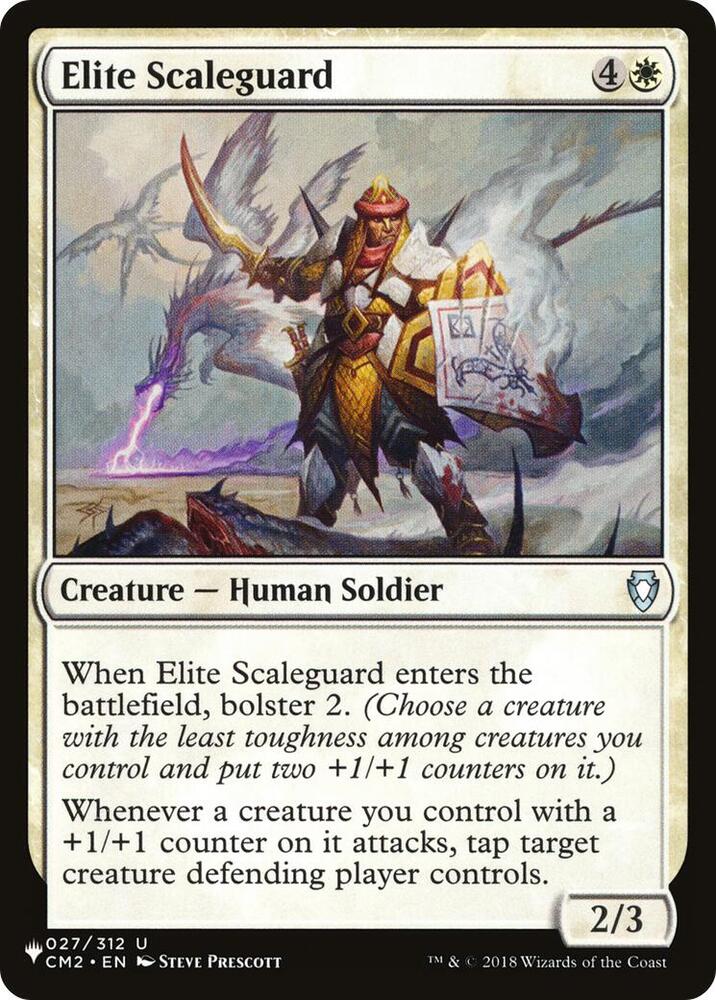 Elite Scaleguard 027/312 card from The List Reprints