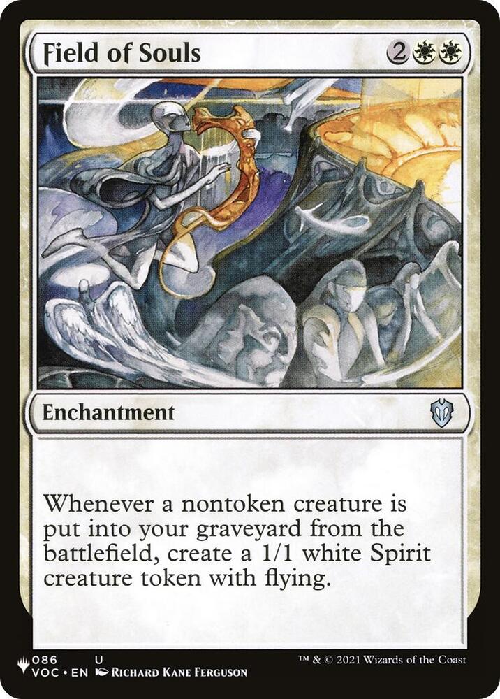 Field of Souls 086/038 card from The List Reprints