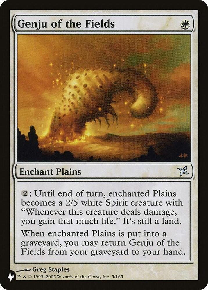 Genju of the Fields 5/165 card from The List Reprints