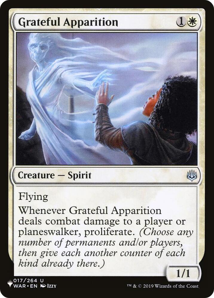 Grateful Apparition 017/264 card from The List Reprints