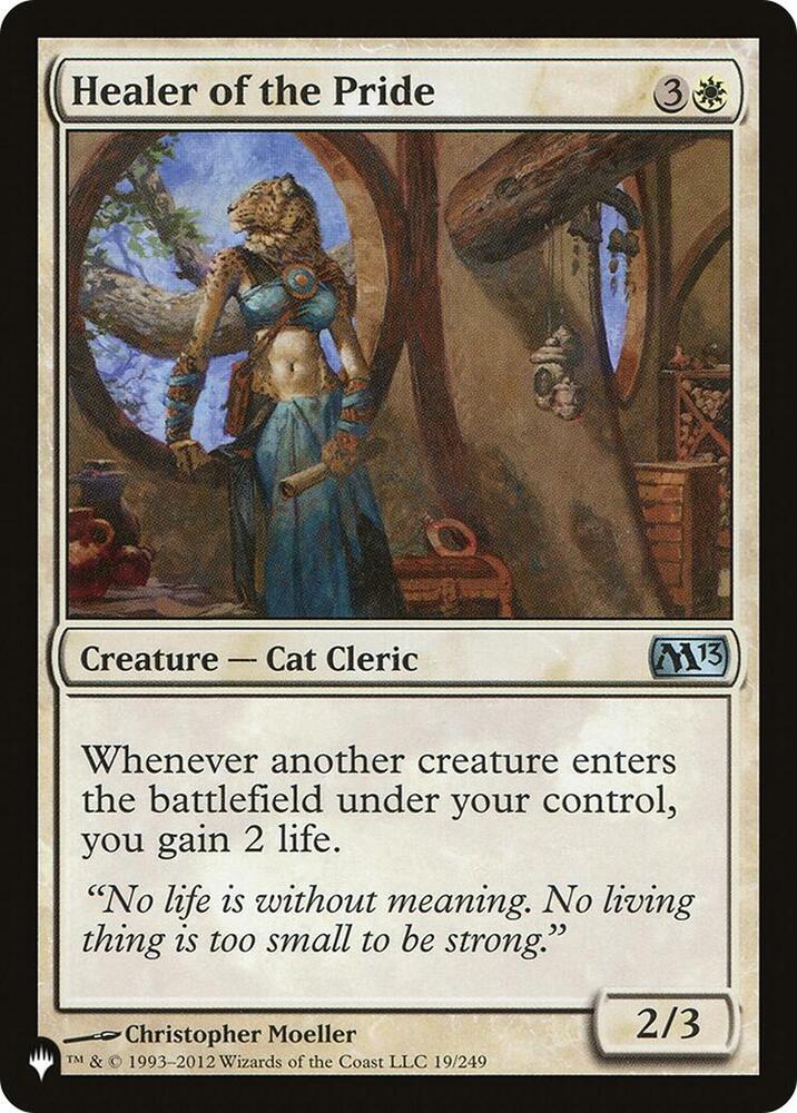 Healer of the Pride 19/249 card from The List Reprints