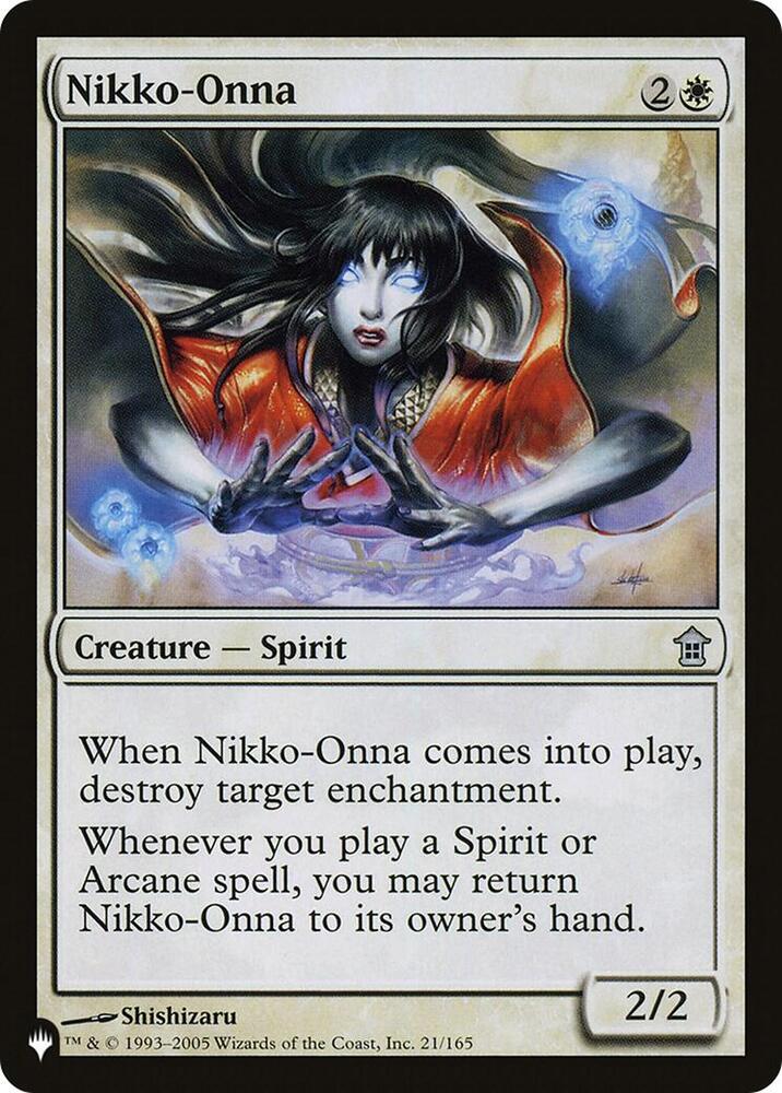 Nikko-Onna 21/165 card from The List Reprints