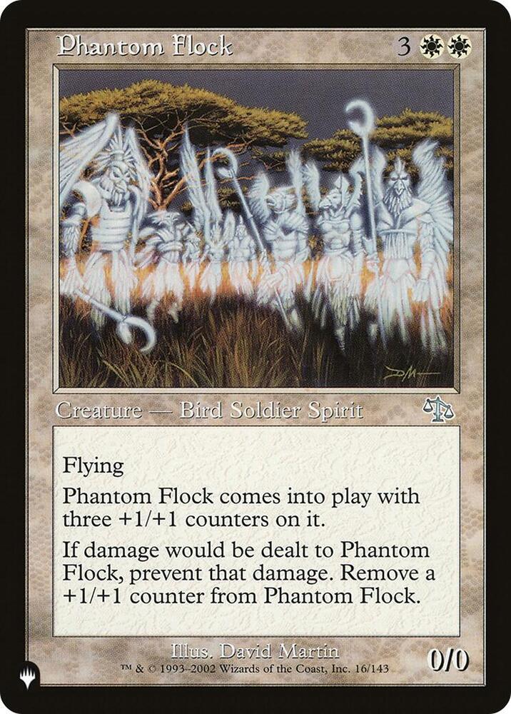Phantom Flock 16/143 card from The List Reprints