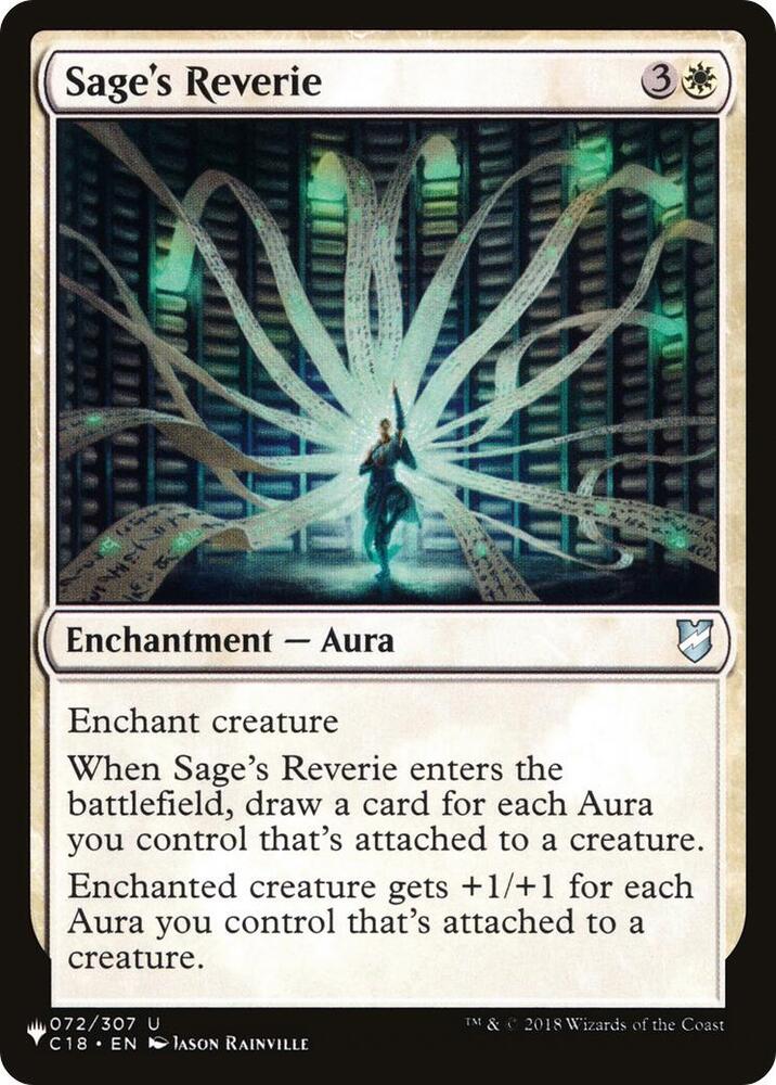 Sage's Reverie 072/307 card from The List Reprints