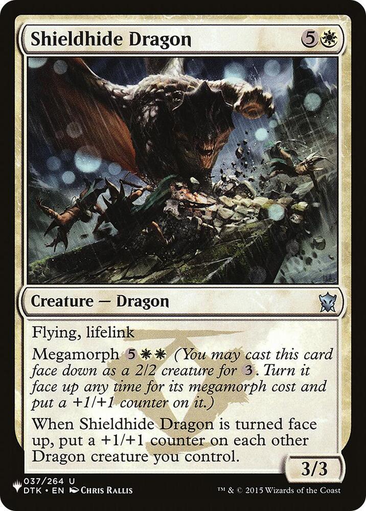Shieldhide Dragon 037/264 card from The List Reprints