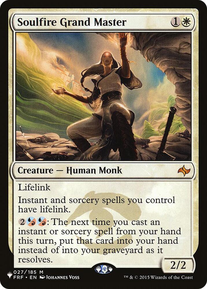 Soulfire Grand Master 027/185 card from The List Reprints