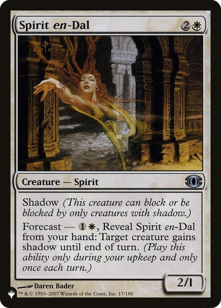 Spirit en-Dal 17/180 card from The List Reprints