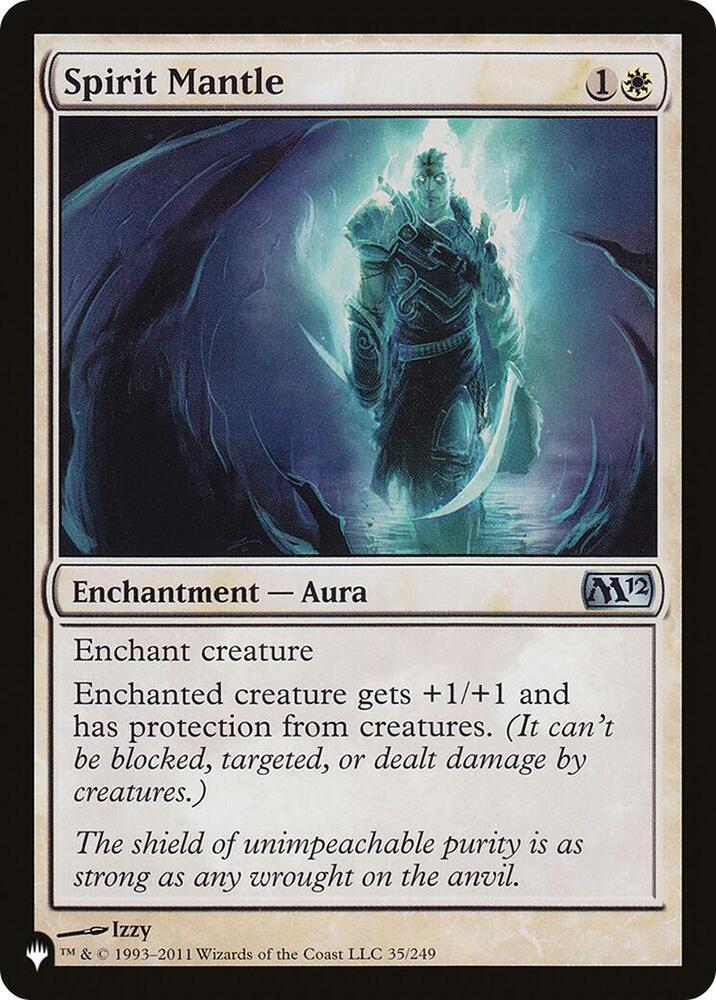 Spirit Mantle 35/249 card from The List Reprints