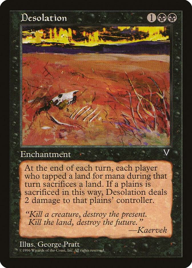 Desolation card from Visions