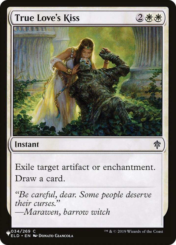 True Love's Kiss 034/269 card from The List Reprints