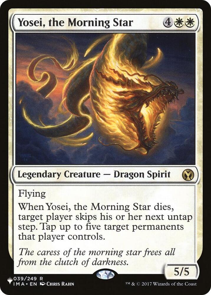 Yosei, the Morning Star 039/249 card from The List Reprints