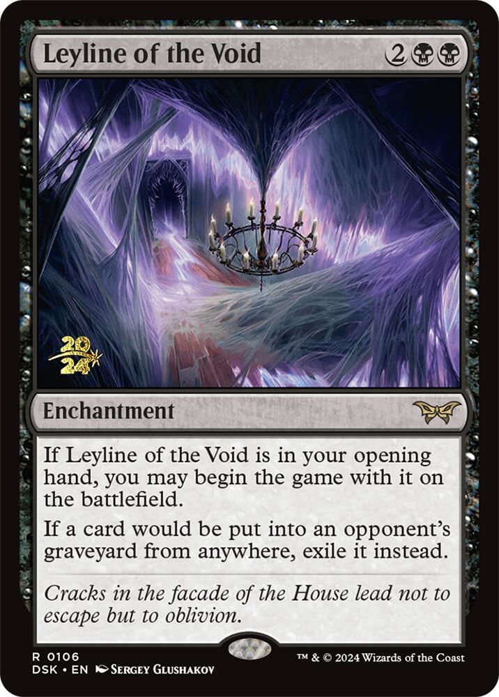 Leyline of the Void 106 card from Prerelease Cards