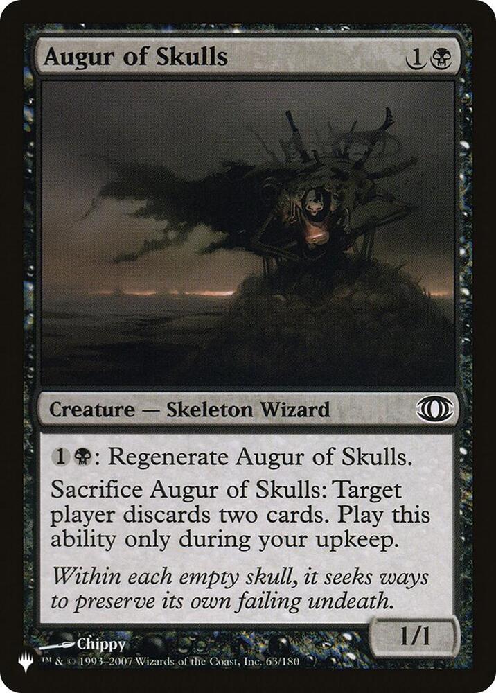 Augur of Skulls 63/180 card from The List Reprints
