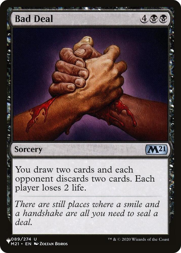 Bad Deal 089/274 card from The List Reprints