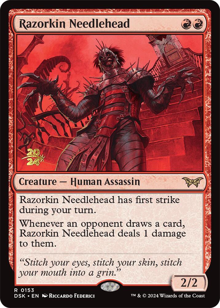 Razorkin Needlehead 153 card from Prerelease Cards