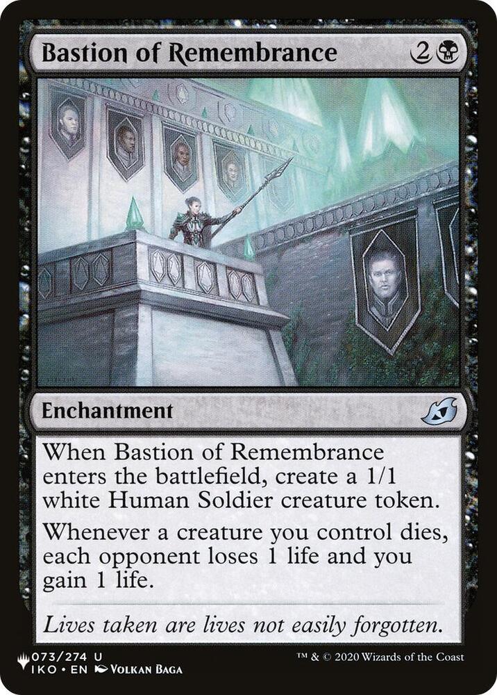Bastion of Remembrance 073/274 card from The List Reprints