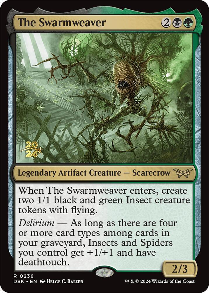 The Swarmweaver 236 card from Prerelease Cards