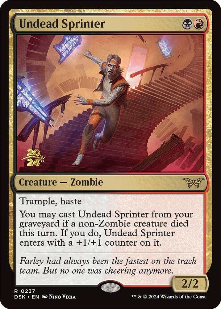 Undead Sprinter 237 card from Prerelease Cards