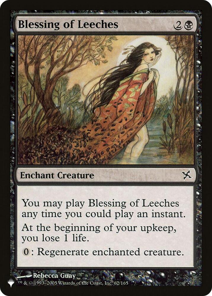 Blessing of Leeches 62/165 card from The List Reprints