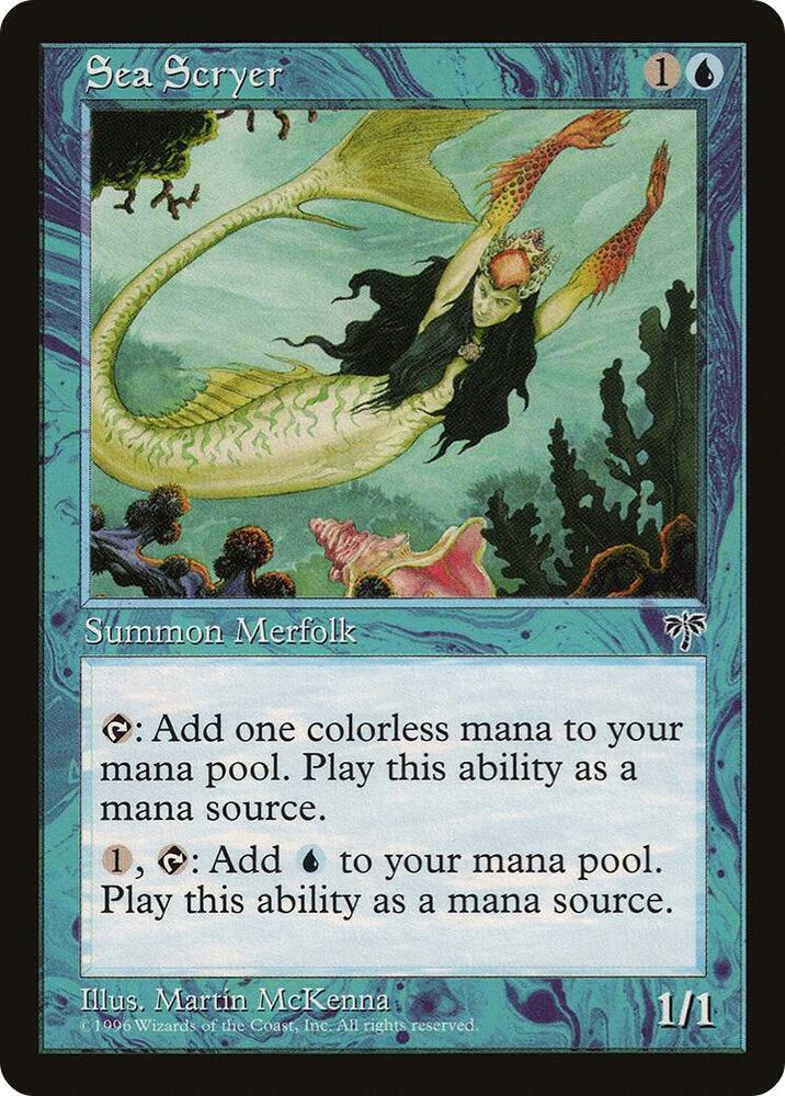 Sea Scryer card from The List Reprints