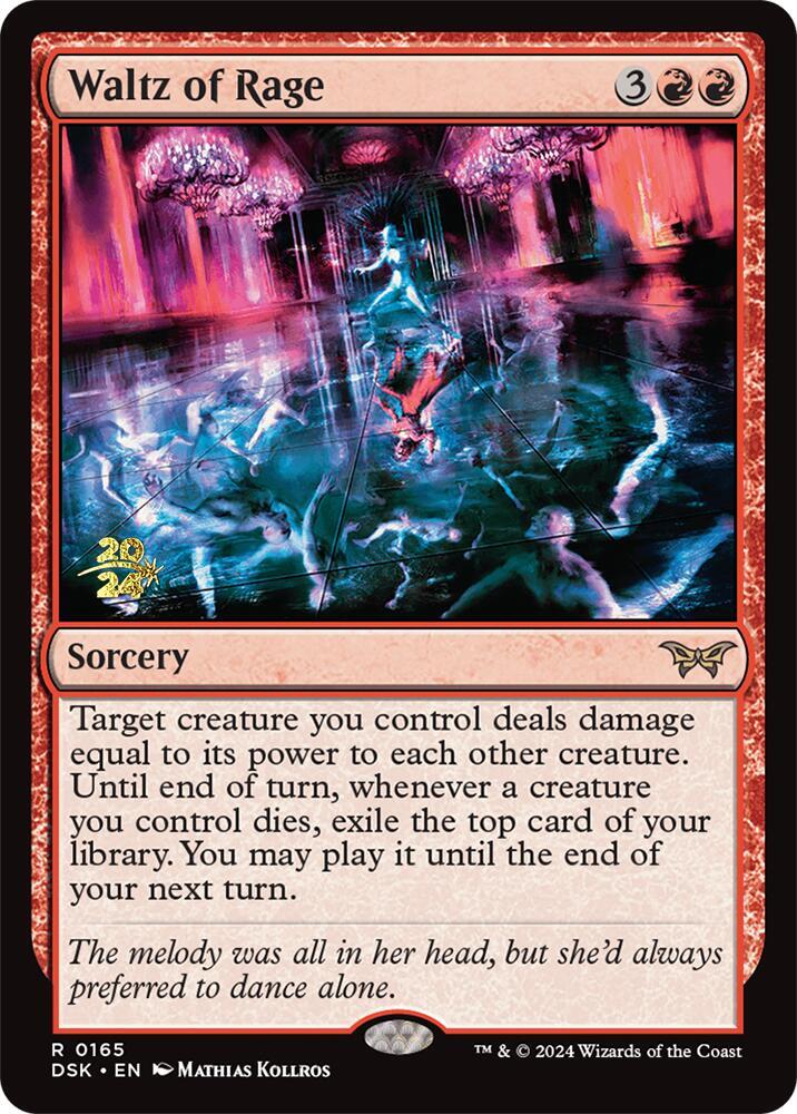 Waltz of Rage 165 card from Prerelease Cards