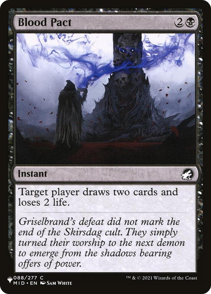 Blood Pact 088/277 card from The List Reprints