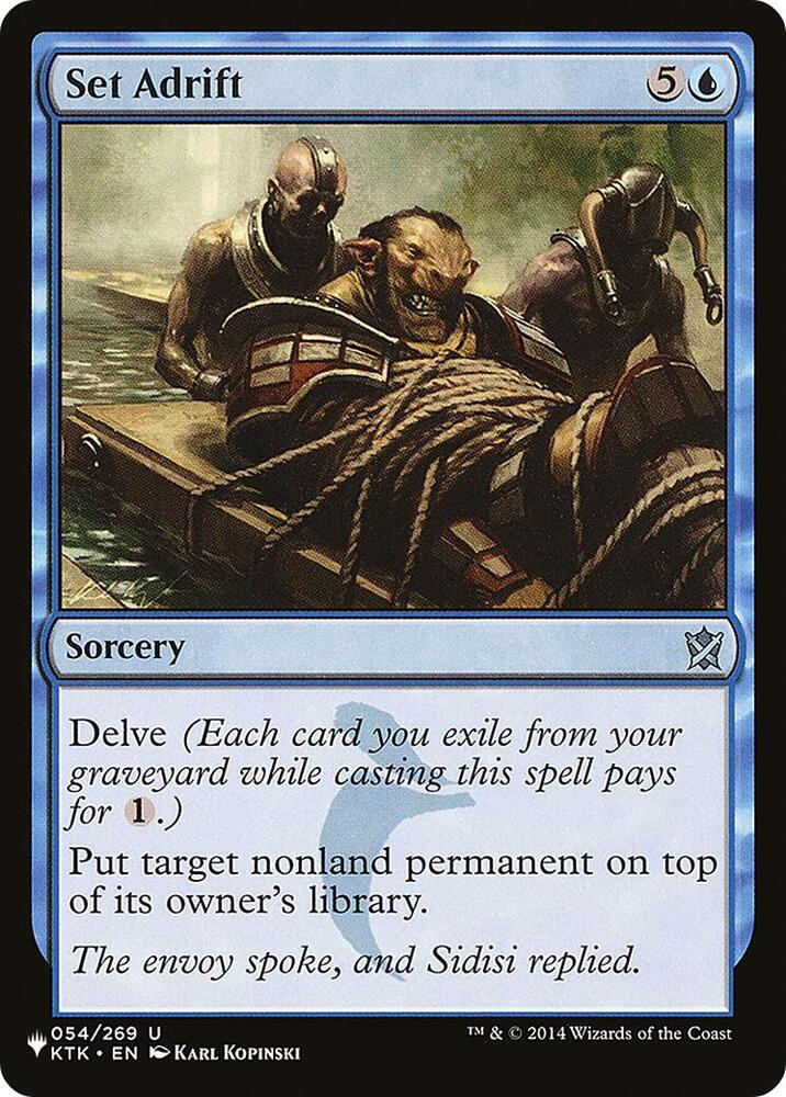 Set Adrift 054/269 card from The List Reprints