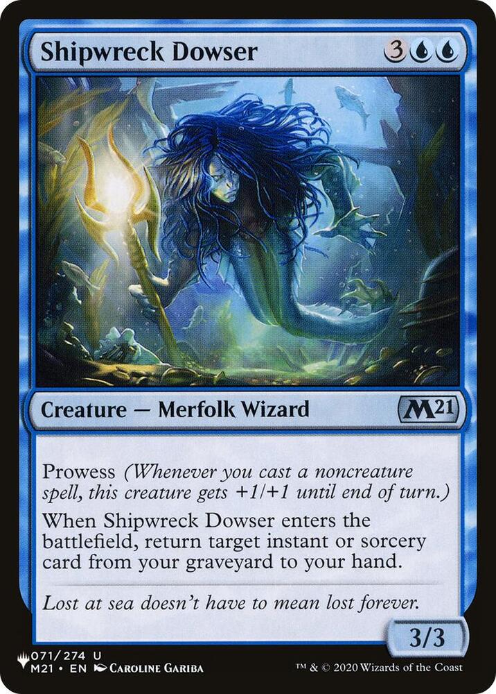 Shipwreck Dowser 071/274 card from The List Reprints