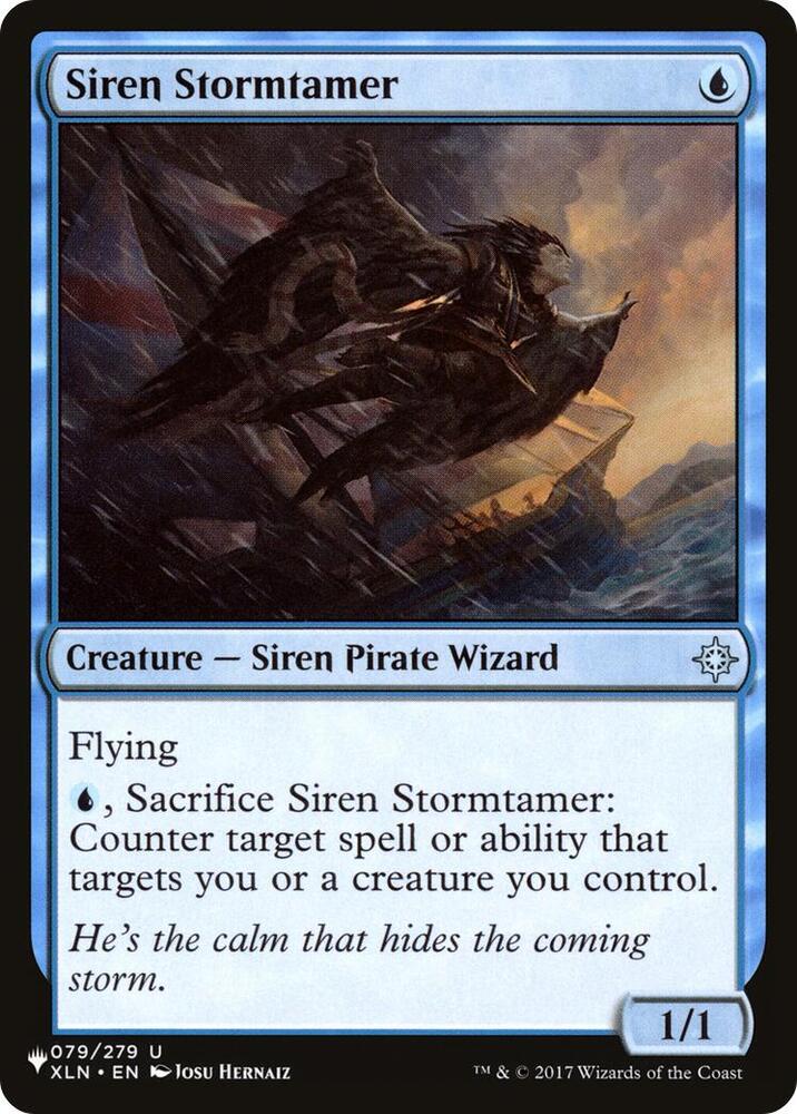 Siren Stormtamer 079/279 card from The List Reprints