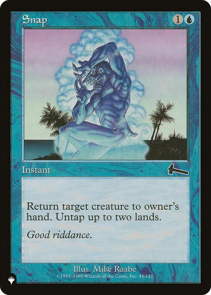 Snap (ULG) 43/143 card from The List Reprints