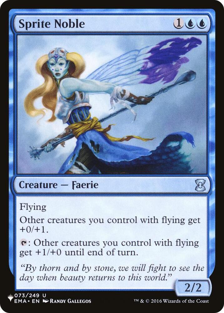 Sprite Noble 073/249 card from The List Reprints